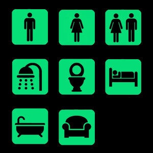 NIGHT SIGNS Room Finders