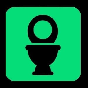 Night Signs - Luminous WC Toilet Sign