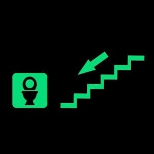 Night Signs - Luminous Direction Markers