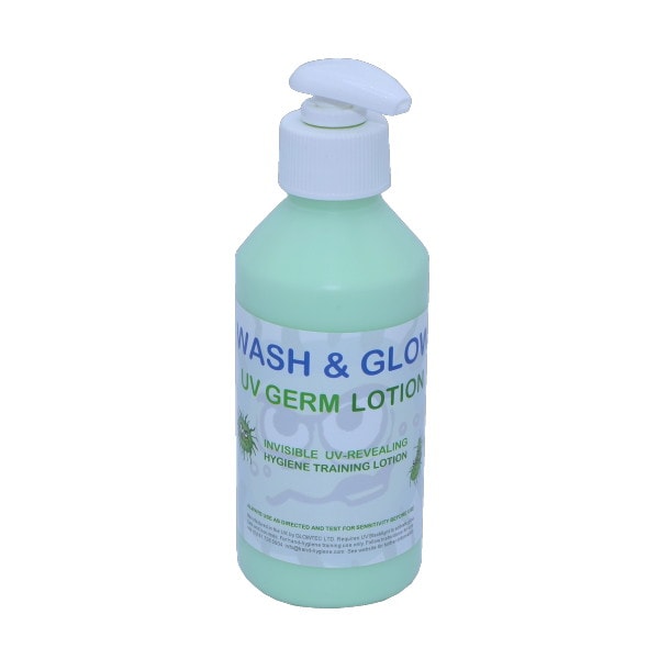 uv germ lotion 250ml green
